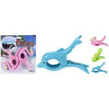 HANDDOEKKNIJPERS SET 2 STUKS ASSORTI ()